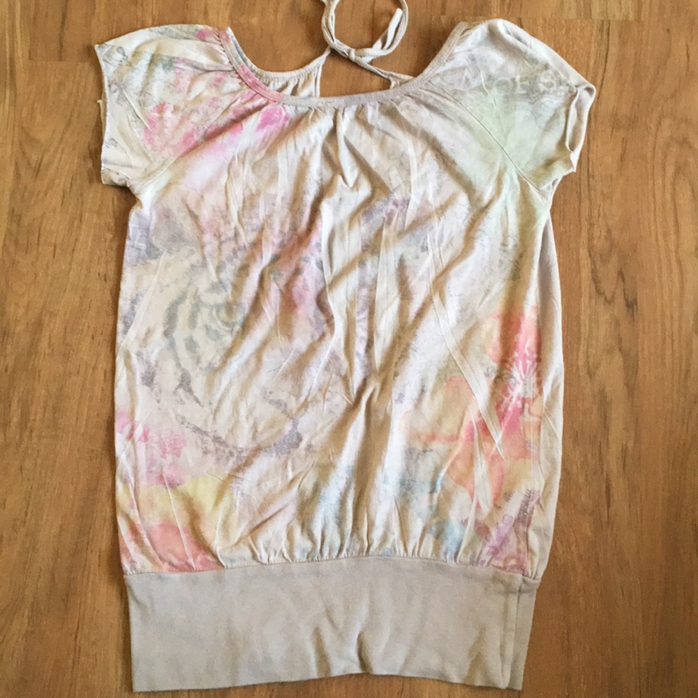 🔆Open Back top with Tie (S)